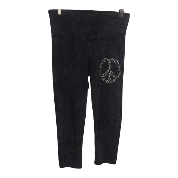 Paris Angel Cropped High Waisted legging size large - Picture 1 of 5